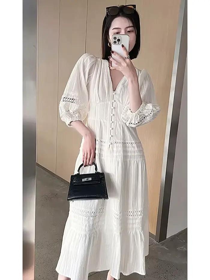 Elegantné viacvrstvové šaty po kolená pre ženy