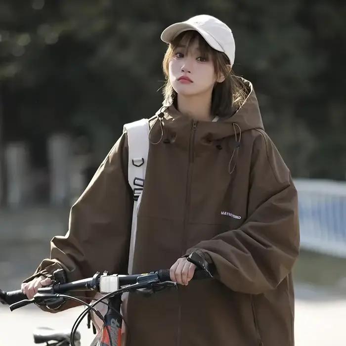 Jesenná japonská baseballová vetrovka s dlhými rukávmi