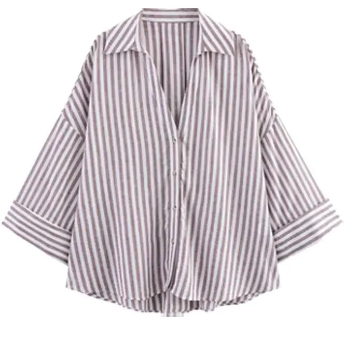 HXAO dámska košeľa oversized letná