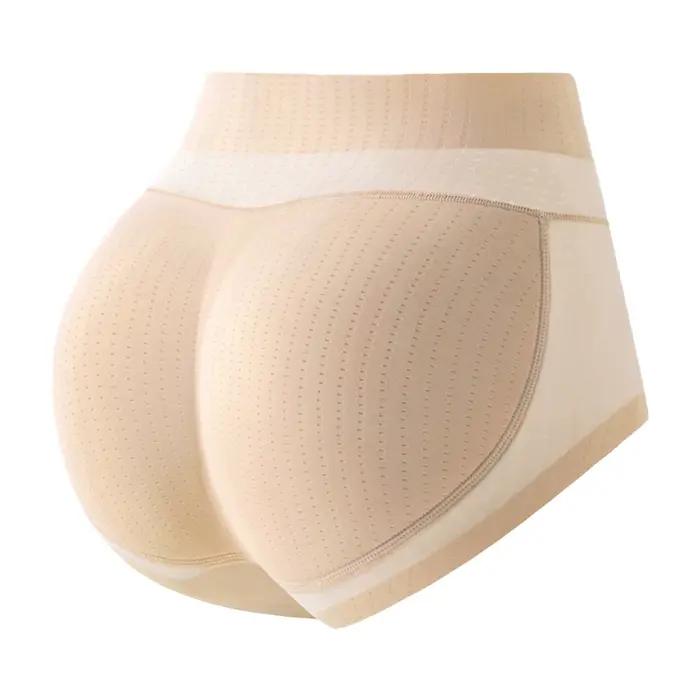 Sous-vêtements féminins de push-up avec effet push-up grand volume pour fesses et hanches, culotte courte avec décoration appliquée, pour femmes, occasions spéciales et quotidienne
