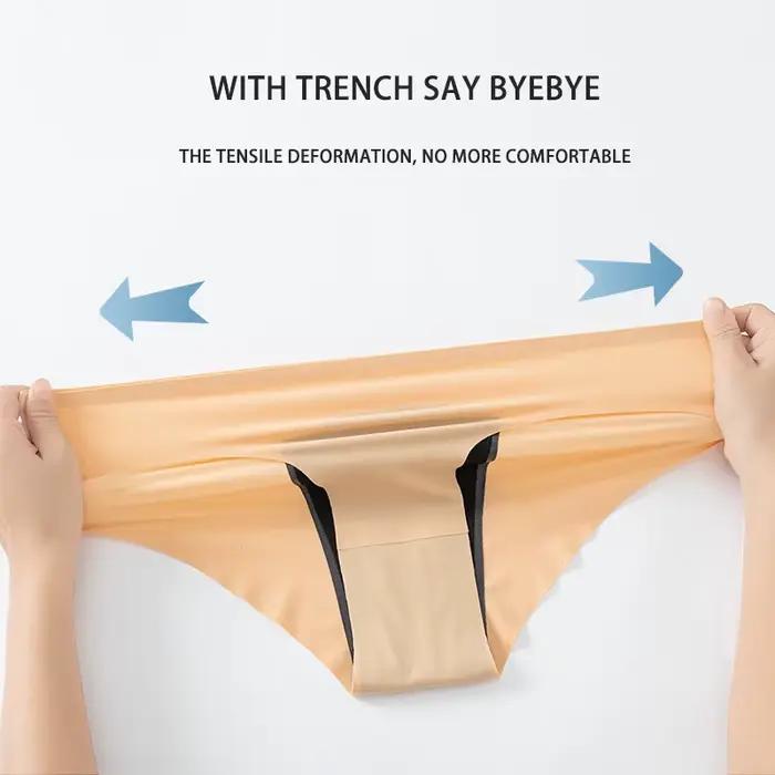 Culotte menstruelle en élasthanne et nylon haute absorption sans couture pour femmes libres et confortables occasions quotidiennes et spéciales