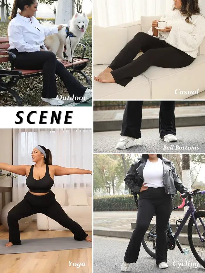 Dámske nohavice do zvonu s vysokým pásom Super mäkké