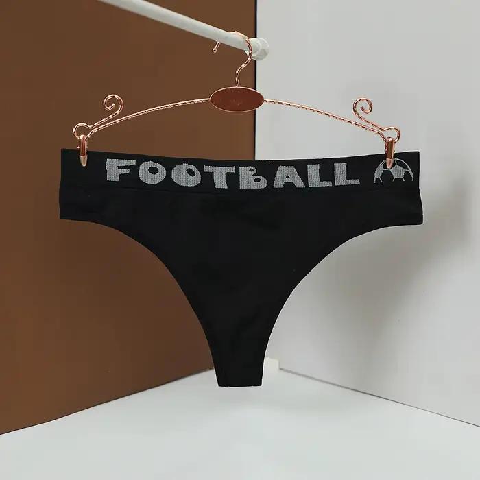 Sport femmes culottes Sexy lettres tongs respirant sous-vêtements en coton offre spéciale G-Strings Sexy Lingerie G-String