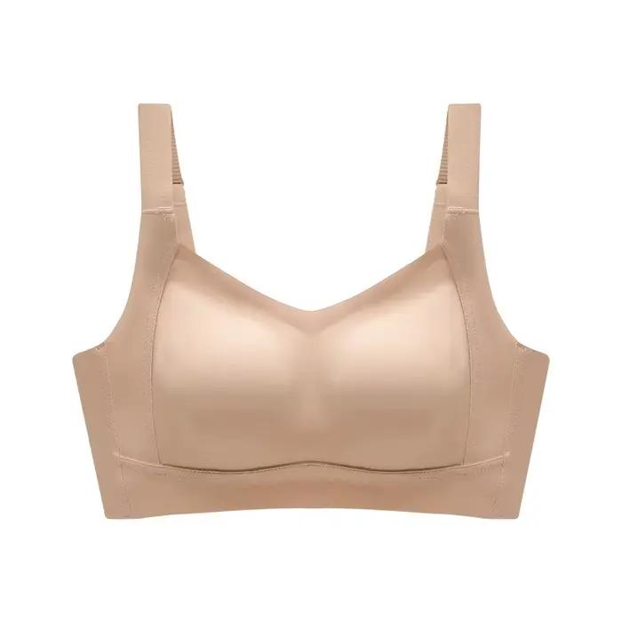 Soutien-gorge Ultra-fin pour femmes, bonnet complet, sport, Anti-affaissement, élévateur d'oreille de lapin, grande taille, sous-vêtements d'automne, sans doublure, minimiseur