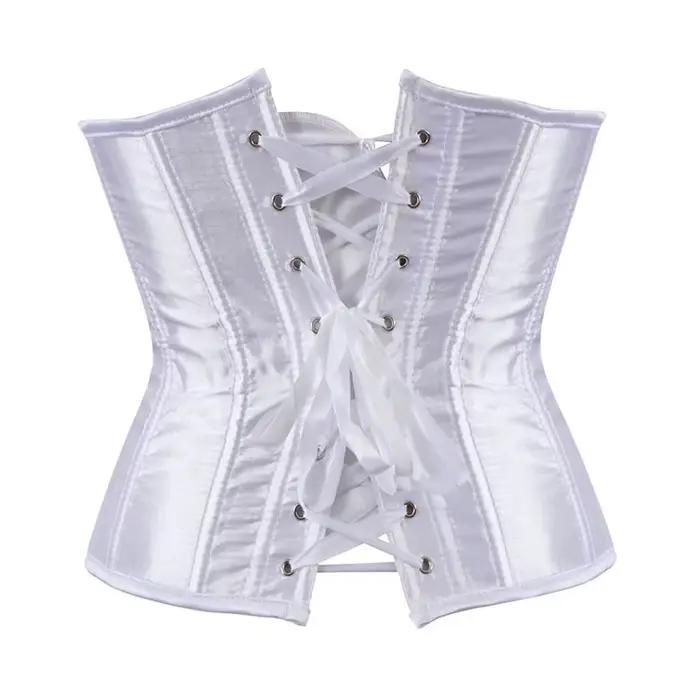 Corset sous le buste pour femmes, Bustier Sexy, amincissant, forme d'entraînement, ceintures d'entraînement, Cummerbunds, à lacets, Lingerie, grande taille