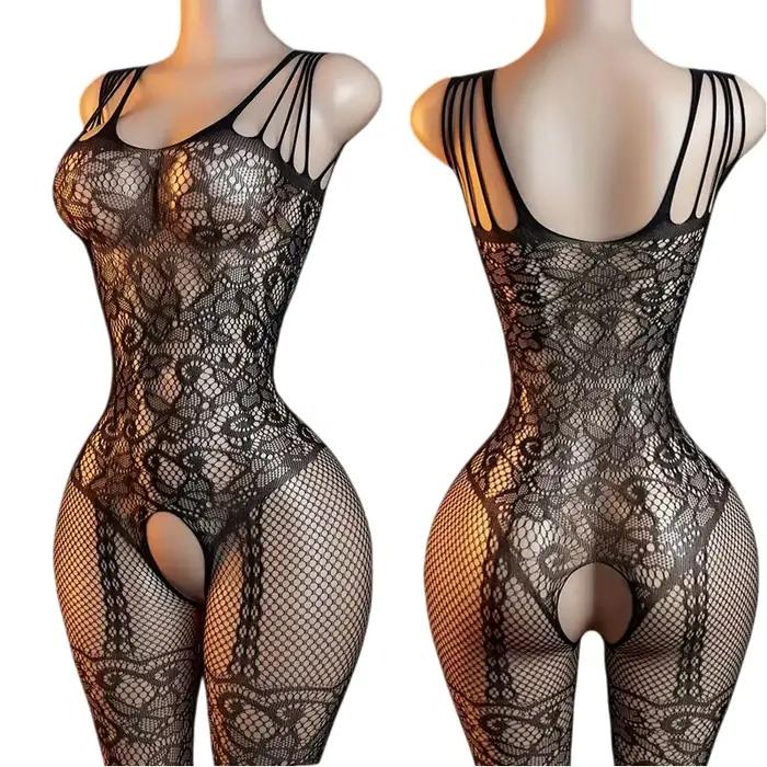 Costume de bondage transparent sans entrejambe pour adultes, lingerie sexuelle, bas de corps chauds, poupée bébé courbe extrême, jouets sexuels en dentelle, 7.0