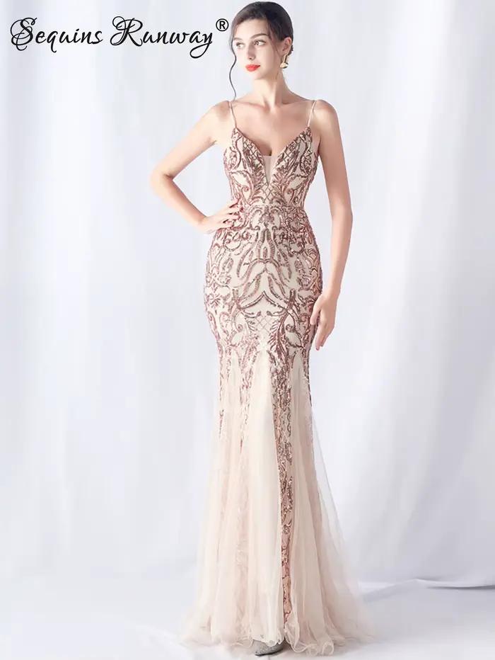 Elegantné a sexi dlhé večerné šaty pre ženy 2026