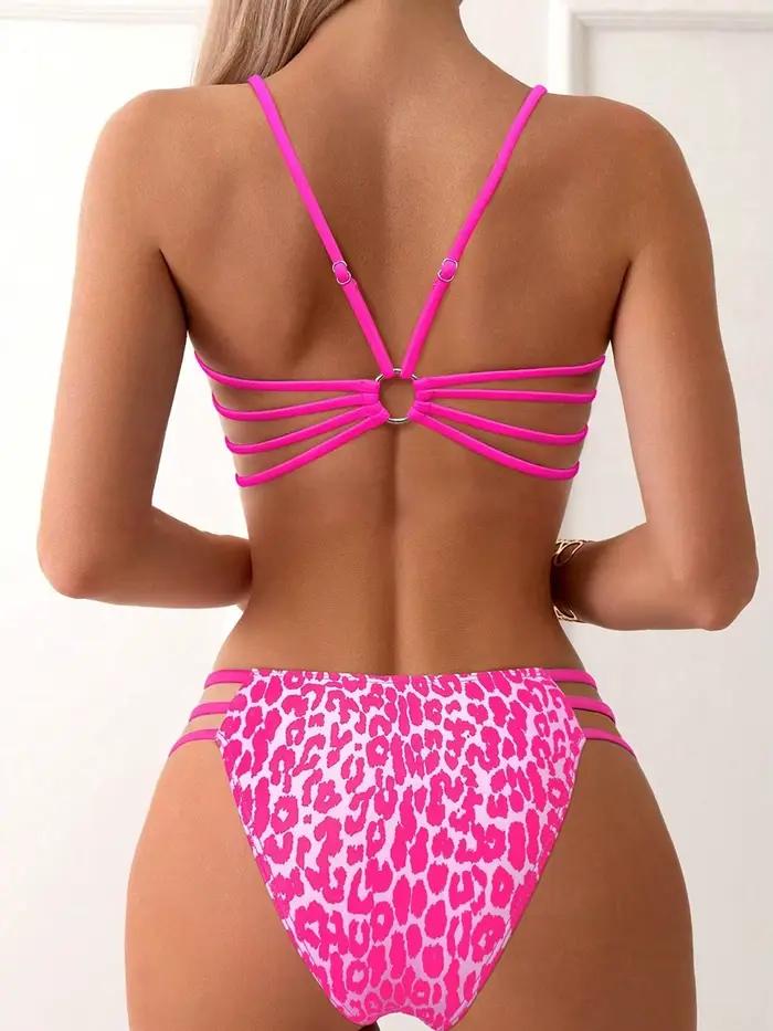 Sexy leopardový mikrobikini 2026 pre ženy