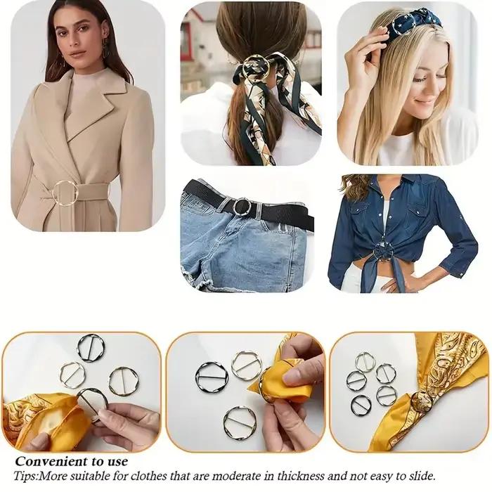 5-dielna sada univerzálnej košele s krúžkom na sponu opasku a šatky