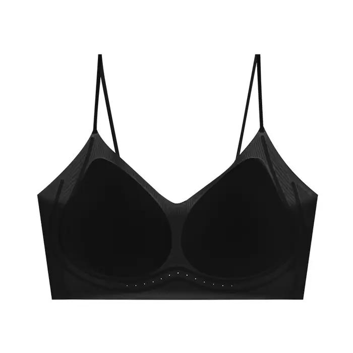 Soutien-gorge à fines bretelles parfumé aux fleurs de thé, ultra-fin, lisse, sculptant, pour petites poitrines, sans couture, confortable et frais, lingerie féminine S-XL 32-38