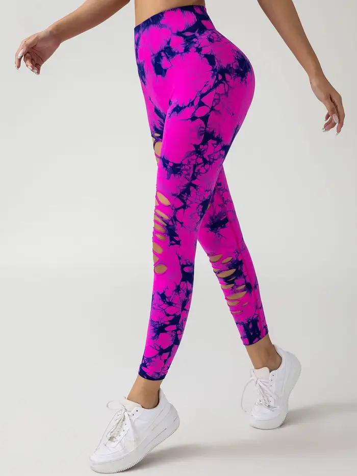 Bezšvové dámske nohavice na jogu Skinny s viazaním