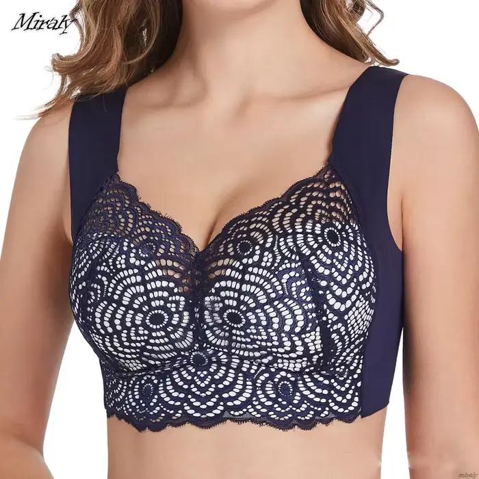 PrettyHealth-Soutien-gorge lifting injuste sexy en dentelle pour femme, soutien-gorge de sport, soutien-gorge lifting sans fil pour le sommeil, manipulation de la lymphité, d'effets et saillie
