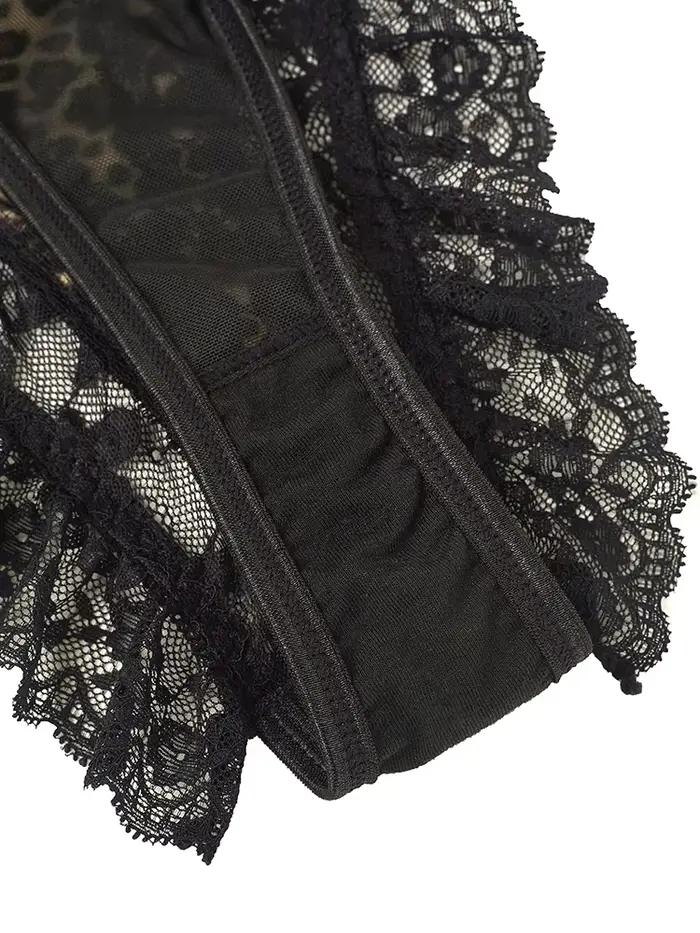 Body Sexy en dentelle à motif léopard, Vintage, Chic, Slim, vêtements féminins, bretelles Spaghetti, sans manches, dos nu, modelant pour adultes