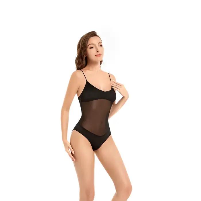 Jednodielne plavky Volagor UV-Transmitting Tan Through Monokini vysokej kvality prepúšťajúce slnečné lúče bez