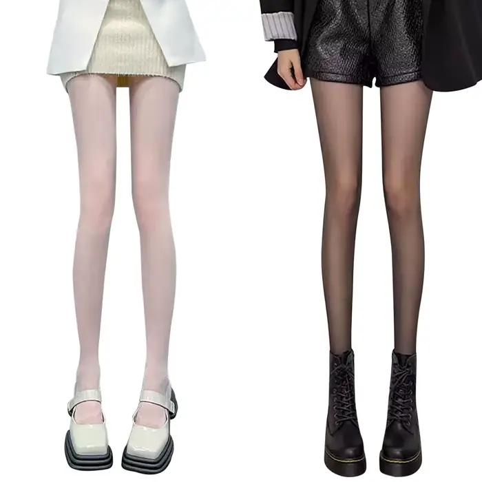 Collants translucides pour femmes, collants blancs et noirs, leggings fins d'été, collants ALTERTight