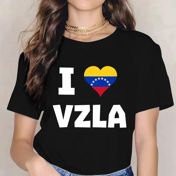 Dámske letné tričko s potlačou Venezuela Mange gotické
