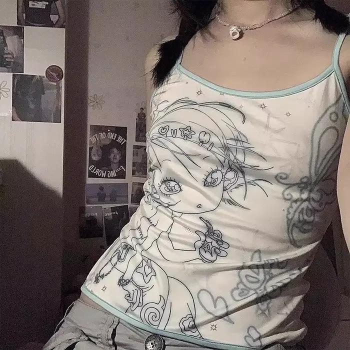 Karr233 Y2k Aesthetics Cami Top