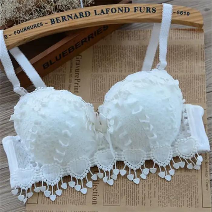Femmes Sexy soutien-gorge dentelle douce bretelles réglables Push Up brassière à armatures Lingerie haut rembourré ropa de mujer brasieres para mujer
