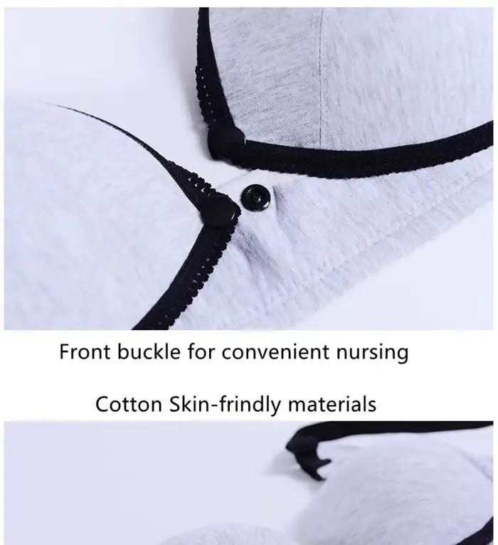 Soutien-gorge d'allaitement pour femmes enceintes, sous-vêtements de nuit, bonnet ouvert, fermeture avant, ALTERAllaitement, Y-B, C Vêtements