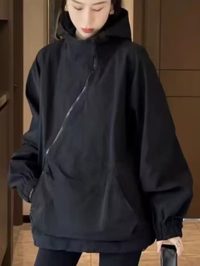 Jednofarebné dámske mikiny s kapucňou