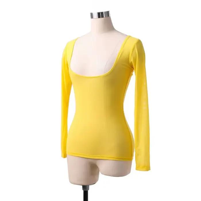 Body d'entraînement de danse du ventre pour femmes, Sexy, buste ouvert, maille transparente, justaucorps, sous-vêtements de danse pour dames