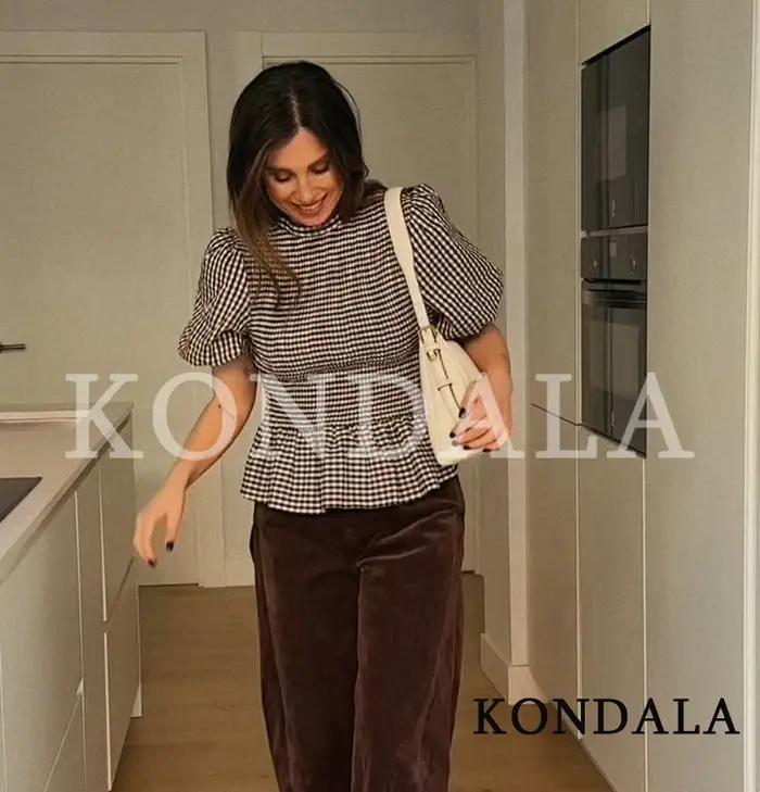 KONDALA – Elegantné voľné dámske blúzky s nafúknutými rukávmi