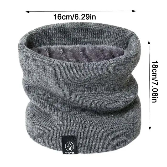 Pevný kašmírový snood šál pre mužov a ženy