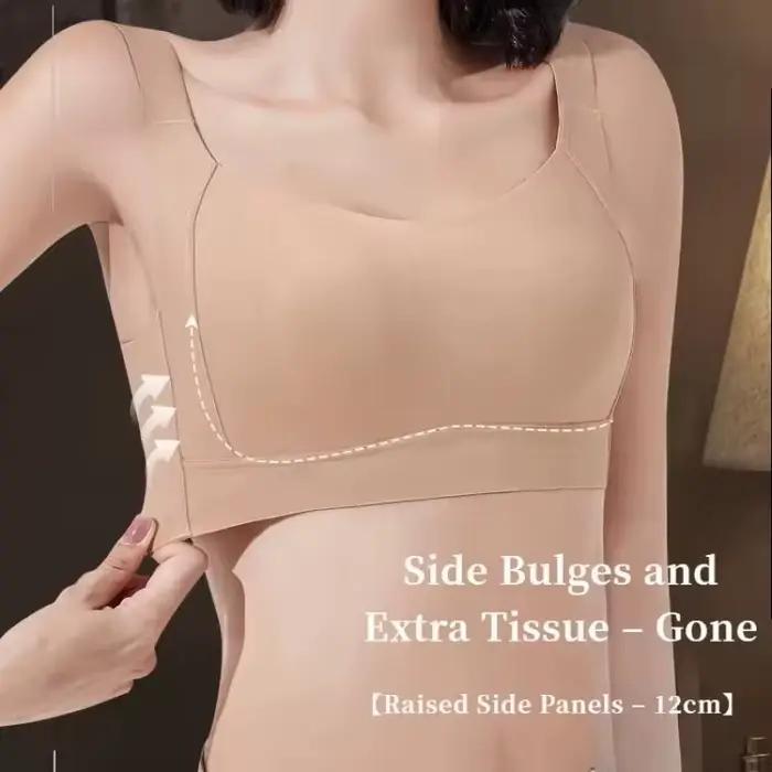 Soutien-gorge Ultra-fin pour femmes, bonnet complet, sport, Anti-affaissement, élévateur d'oreille de lapin, grande taille, sous-vêtements d'automne, sans doublure, minimiseur