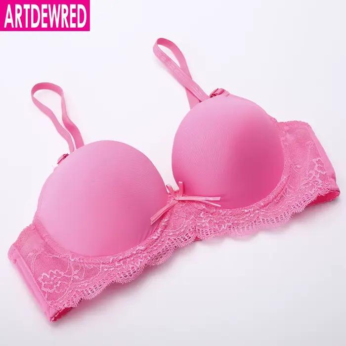 Femmes chaudes soutien-gorge Push Up soutien-gorge pour femmes Sexy couverture A B C tasse soutiens-gorge solide sans couture Bralette haut Lingerie ultra-mince femme sous-vêtements