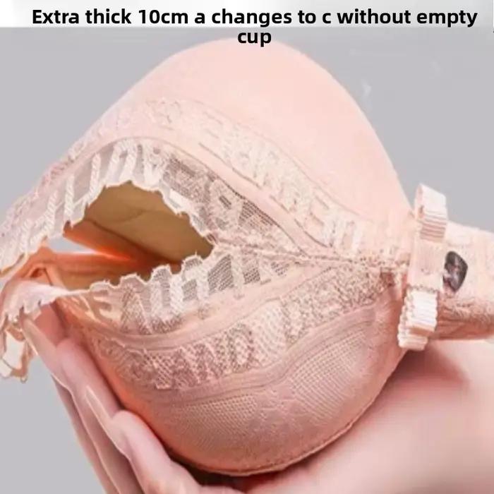 Soutien-gorge Push Up Ultra épais de 10cm pour petits seins plats, soutien-gorge Sexy sans fil avec Support de levage de contrôle latéral et rembourrage supplémentaire