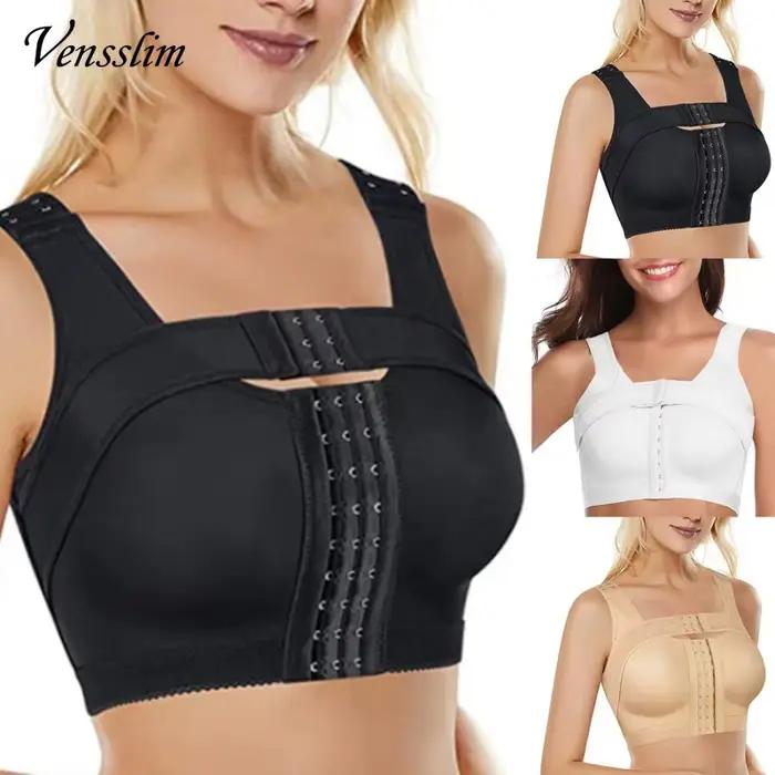 Femmes Corset corps Shaper post-chirurgie soutien-gorge réglable Push Up Compression dos soutien Posture correcteur Shapewear