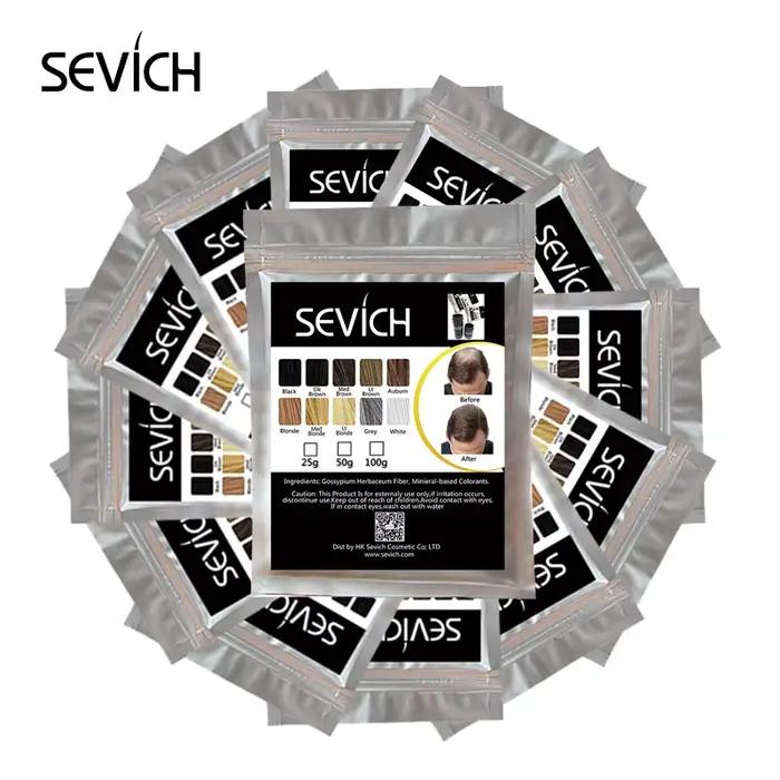 Sevich 10 farieb 1000g náplňové vrecká Salón obnova keratínové vlákna na zahustenie vlasov maskovanie vypadávania