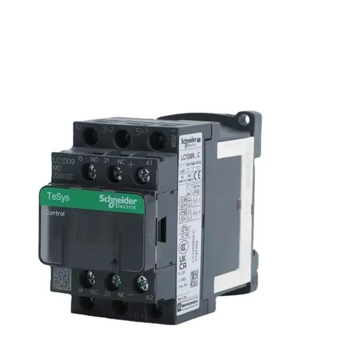 Contacteur cc Schneider Electric LC1D09/12/18/25/32/38A BDC EDC FDC MDC contacteur basse consommation noir/blanc en option LC1D DC
