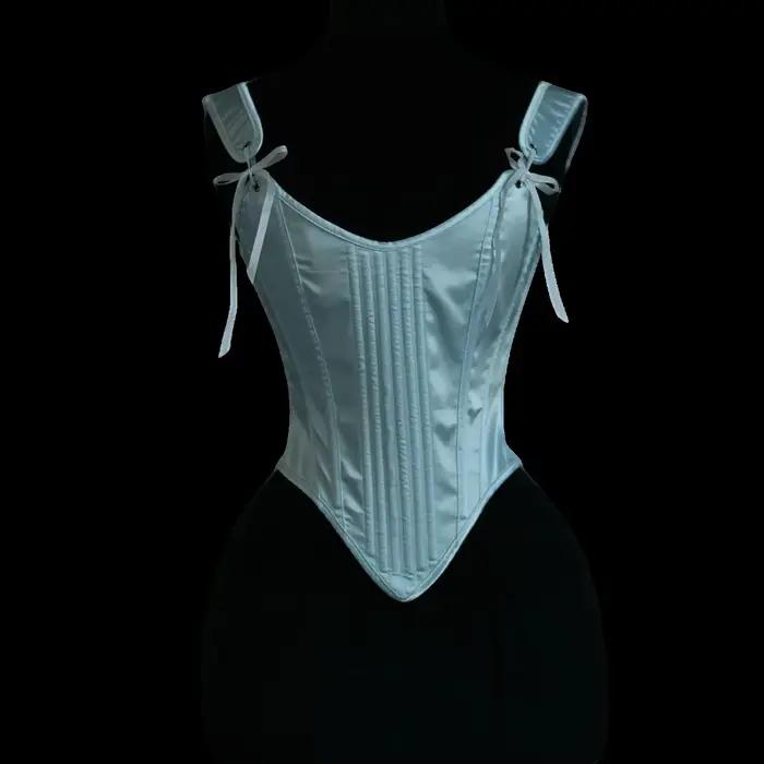 Femmes Corset cultures Bustier surbuste façonnant hauts Vintage palais corsages ajustement serré scène Costume à lacets désossé bustiers