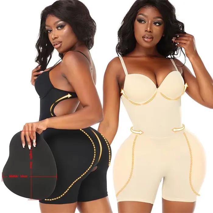 AfruliA Body Shapewear rembourré rehausseur de hanche soutien-gorge coussin bout à bout Sexy dos corps Shaper combinaisons Fajas Colombianas ceintures