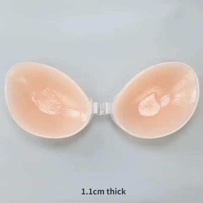 Neviditeľná silikónová push-up podprsenka bez ramienok