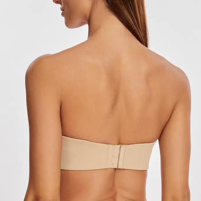 Soutien-gorge sans bretelles pour femmes, pour un grand buste, minimiseur, Bandeau non doublé avec armatures