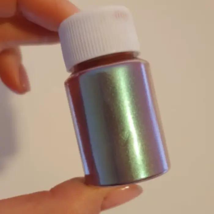 10g chameleónová Mica perleť na nechty trblietky prášok vysoký lesk neónový