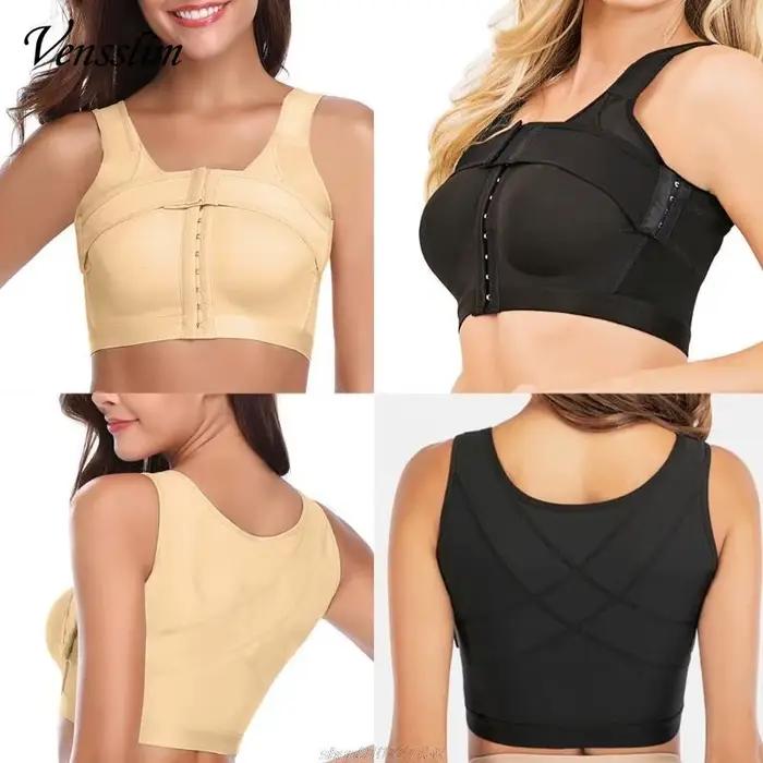 Femmes Corset corps Shaper post-chirurgie soutien-gorge réglable Push Up Compression dos soutien Posture correcteur Shapewear