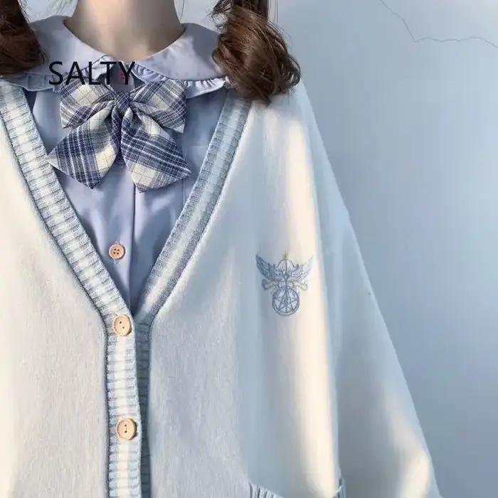 Japonský vyšívaný oversized cardigan pre ženy