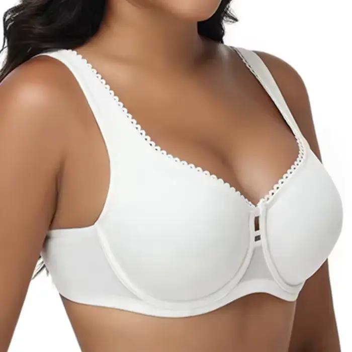 Soutien-gorge minimiseur Non rembourré, grande taille, motif Floral, à armatures, Lingerie de soutien, 80 85 90 95 100 C D E F G