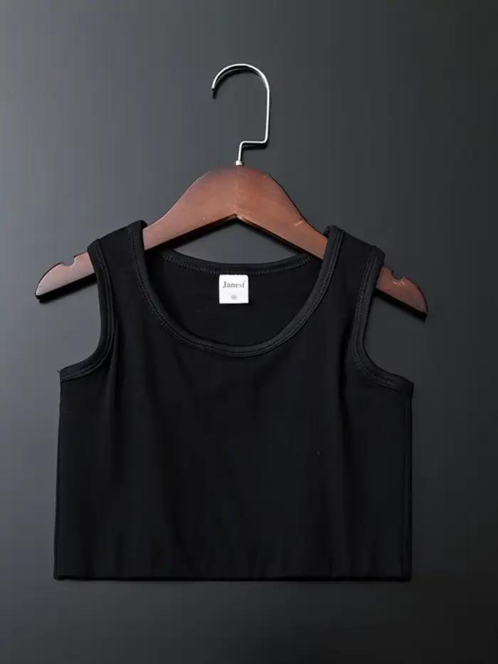 Tomboy hrudný bandážový top priedušný elastický hrudný bandáž