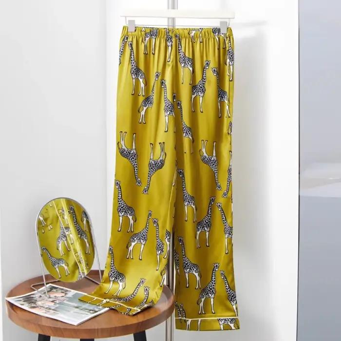 Vêtements de nuit de style européen pour femmes, élegant, irritation y, mode, salons féminins, esthétique, imprimé, printemps, automne, pyjamas doux, Y2K
