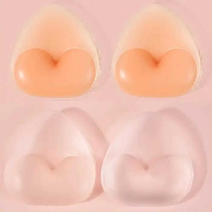 Coussinets de soutien-gorge réutilisables en silicone – Coussinets intérieurs push-up sans couture pour femmes | Hypoallergénique, idéal pour les bikinis