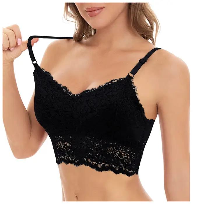 Soutien-gorge femme sans couture polyester avec appliques confortable pour toutes les occasions