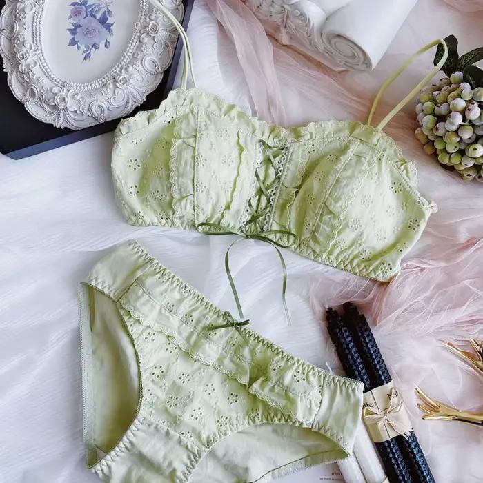 Lolita princezná čipka podprsenka a nohavičky set
