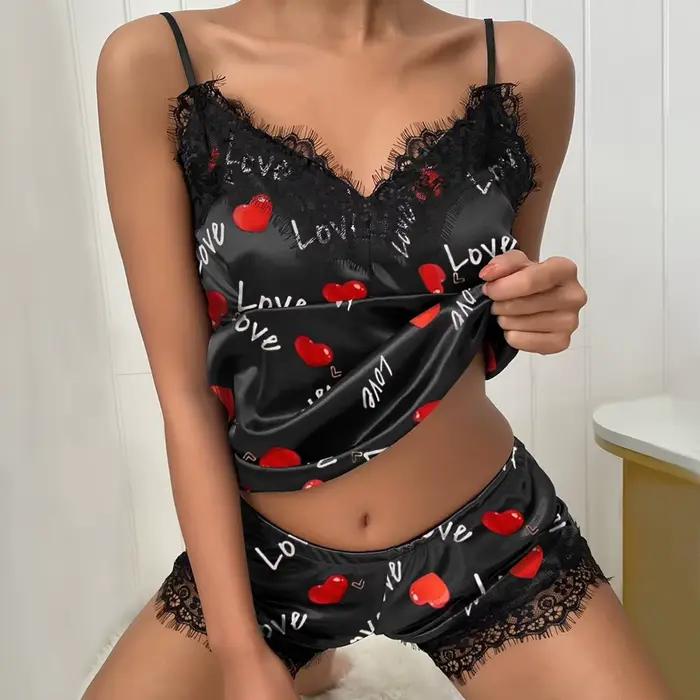 Lingerie chaude Porno chemise de nuit vêtements de nuit sexy grande taille robe de nuit nuisette femmes vêtements de nuit en satin sous-vêtements en dentelle érotique pyjamas