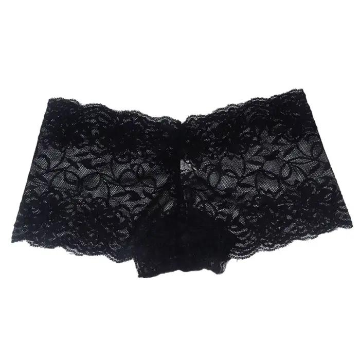 Culottes fines en dentelle pour femmes, sous-vêtements d'été bon marché, shorts transparents confortables, boxers pour femmes, vêtements intimes féminins