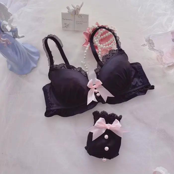 Lolita podprsenkový set s jemnou mašľou