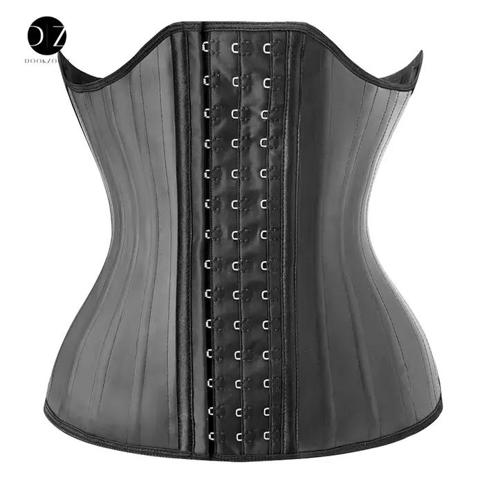 Body Shaper pre ženy 25 oceľových kostí Latexový tvarovač pásu Korzet na chudnutie Modelovanie brucha Pásový pás Redukčný pás